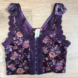 Free People Got Rhythm Cropped Top